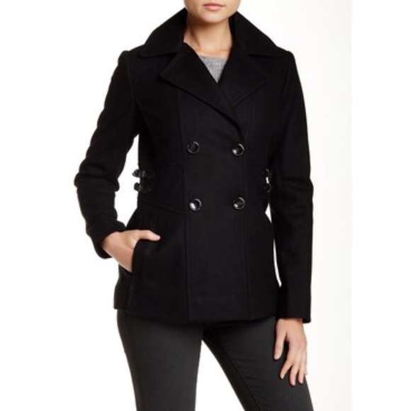 Kenneth Cole Reaction Jackets & Blazers - 🎉HOST PICK🎉 Kenneth Cole Reaction Wool Blend Peacoat